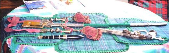 The Kaid's swords and other relics, donated to the Trust