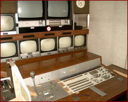 Interior of old scanner van